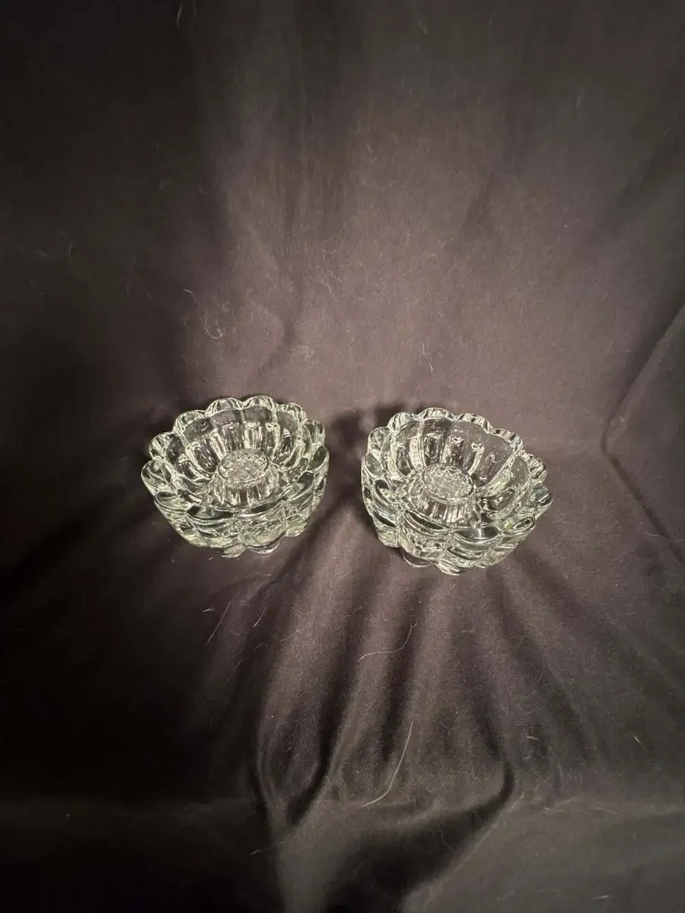 Princess House Vintage Crystal Reversible 3-Way Candle Holder